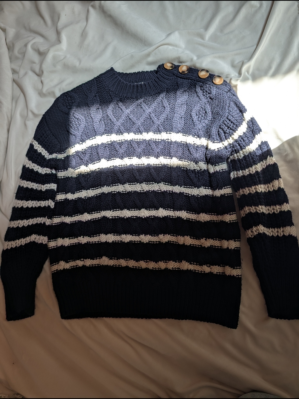 Sezane James Jumper Size M Navy